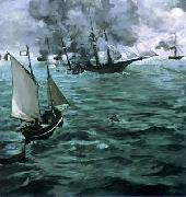 Edouard Manet The Battle of the Kearsarge and the Alabama Sweden oil painting artist